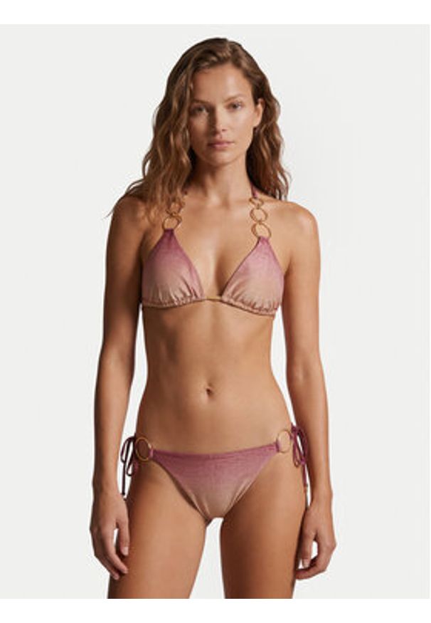 Guess Góra od bikini E6GJ11 KF600 Różowy. Kolor: różowy. Materiał: syntetyk