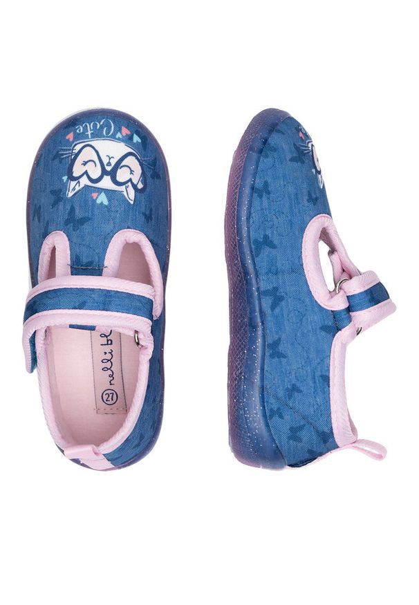 Kapcie Nelli Blu. Kolor: niebieski