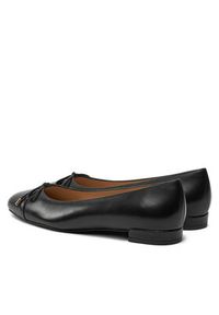 Stuart Weitzman Baleriny Sleek Bow Flat SJ598 Czarny. Kolor: czarny. Materiał: skóra #6