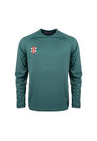 GRAY-NICOLLS - Dżersej z długim rękawem Gray-Nicolls Matrix V2. Kolor: zielony. Materiał: jersey. Długość rękawa: długi rękaw. Długość: długie #1