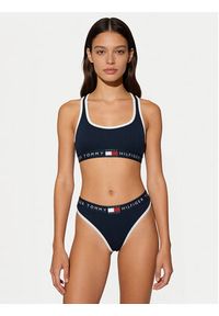 TOMMY HILFIGER - Tommy Hilfiger Biustonosz top UW0UW06270 Granatowy. Kolor: niebieski. Materiał: syntetyk #3