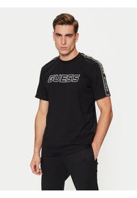 Guess T-Shirt Arlo Z4GI18 J1314 Czarny Regular Fit. Kolor: czarny. Materiał: bawełna