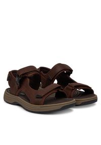 Clarks Sandały Saltway Edge 26184777 Brązowy. Kolor: brązowy. Materiał: skóra #6