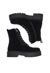 DeeZee Trzewiki HX21001-70D Czarny. Kolor: czarny. Materiał: materiał #5