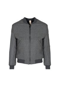 Xagon Man Kurtka "Winter Bomber" | A2505 PBOMBA | Mężczyzna | Szary Melanż. Kolor: szary. Materiał: poliester, poliamid, wełna. Wzór: melanż. Styl: elegancki, klasyczny #1