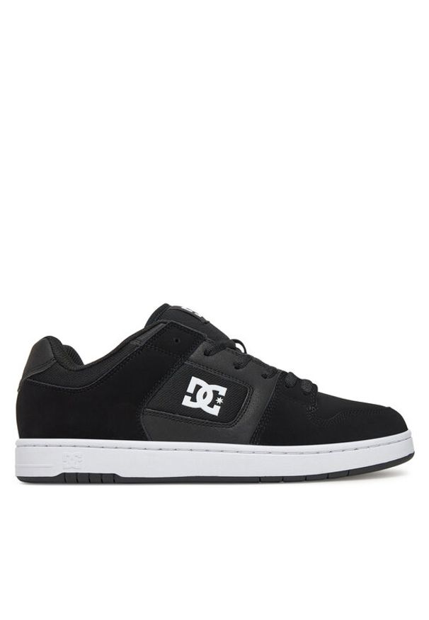DC Shoes Sneakersy MANTECA 4 ADYS100765-BKW Czarny. Kolor: czarny. Materiał: skóra, nubuk