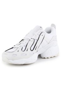 Adidas - Buty adidas Eqt Gazelle M EE7744 białe. Zapięcie: pasek. Kolor: biały. Materiał: materiał, skóra. Szerokość cholewki: normalna. Wzór: paski. Model: Adidas EQT Support, Adidas Gazelle #4
