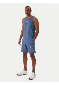 EA7 Emporio Armani Tank top 7M000295 AF10375 Niebieski Regular Fit. Kolor: niebieski. Materiał: bawełna #5