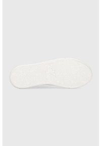 Calvin Klein Jeans tenisówki BOLD VULC FLATF LACE damskie kolor biały YW0YW01039. Nosek buta: okrągły. Zapięcie: sznurówki. Kolor: biały. Obcas: na platformie. Styl: klasyczny #5