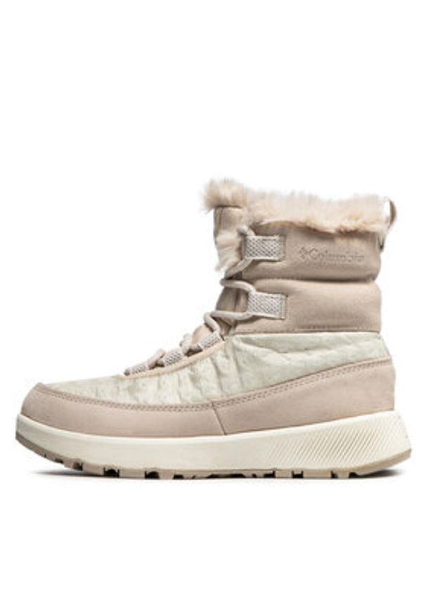 columbia - Columbia Śniegowce Slopeside Peak Luxe BL5106 Beżowy. Kolor: beżowy. Materiał: materiał