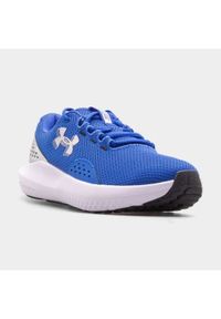 Buty do biegania Under Armour Surge 4 3027000-400 niebieskie. Kolor: niebieski. Materiał: materiał, syntetyk. Szerokość cholewki: normalna. Sport: fitness, bieganie #4