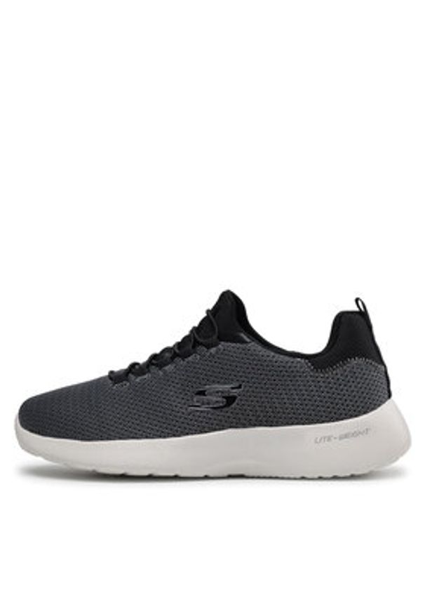 skechers - Skechers Sneakersy Dynamight 58360/BLK Czarny. Kolor: czarny. Materiał: materiał