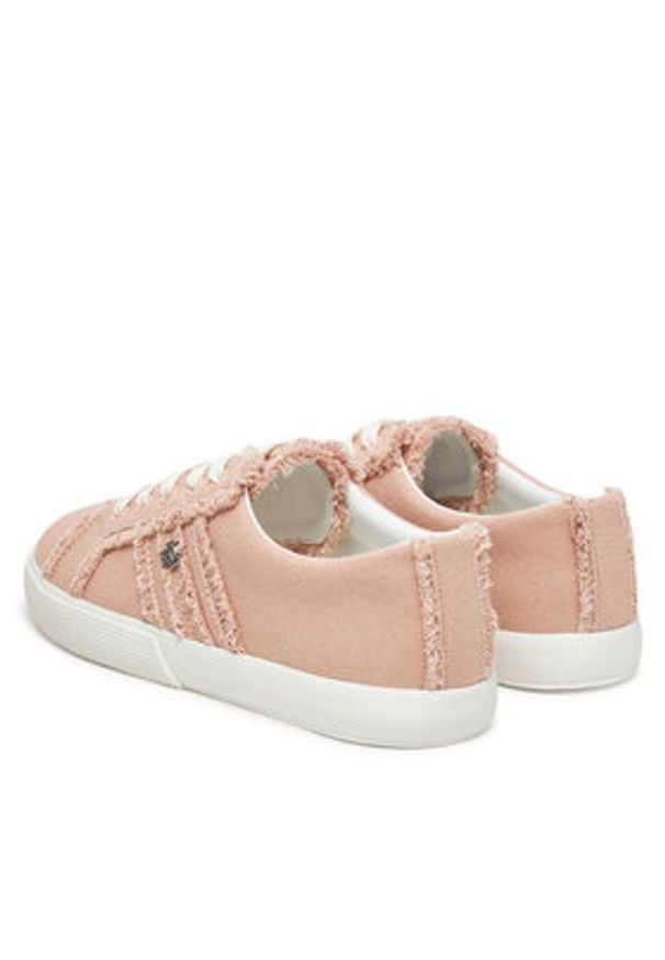 Lauren Ralph Lauren - LAUREN RALPH LAUREN Sneakersy Janson Fray 802967040003 Różowy. Kolor: różowy. Materiał: materiał