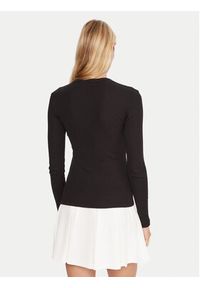 Lacoste Bluzka TF1692 Czarny Slim Fit. Kolor: czarny. Materiał: bawełna #5