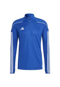 Bluza piłkarska męska Adidas Tiro 23 League Training Track Top. Kolor: wielokolorowy, biały, niebieski. Sport: piłka nożna