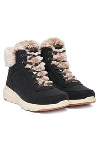 skechers - Skechers Trzewiki Glacial Ultra 144199/BLK Czarny. Kolor: czarny. Materiał: skóra #5