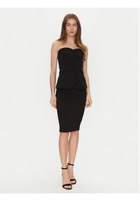 Rinascimento Spódnica ołówkowa CFC0122808003 Czarny Slim Fit. Kolor: czarny. Materiał: syntetyk #4