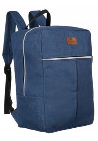Plecak podróżny niebieski Peterson PTN PP-BLUE-SILVER. Kolor: niebieski. Styl: sportowy, klasyczny