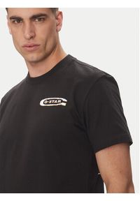 G-Star RAW - G-Star Raw T-Shirt Back Gr Arch D26047-C336 Czarny Regular Fit. Kolor: czarny. Materiał: bawełna #5
