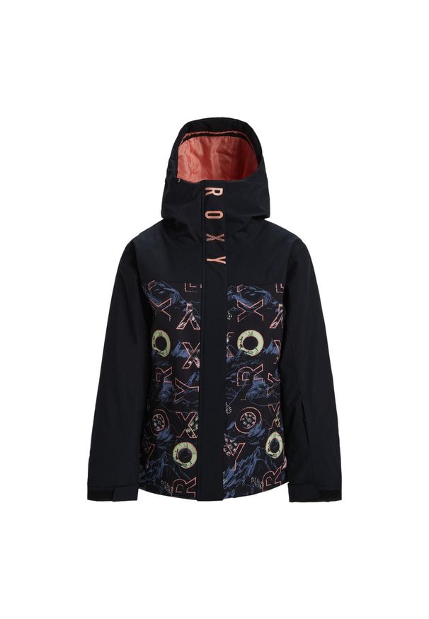 Roxy - Kurtka do sportów zimowych damska GALAXY. Kolor: wielokolorowy. Materiał: poliester, materiał. Długość: krótkie. Sezon: zima. Sport: narciarstwo