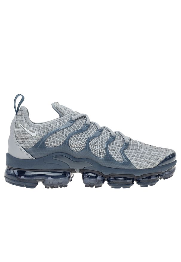 Buty Nike Air Vapormax Plus 924453-019 - szare. Okazja: na co dzień. Zapięcie: klamry. Kolor: szary. Materiał: materiał, syntetyk, guma. Szerokość cholewki: normalna