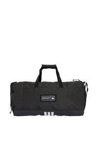 Adidas - 4ATHLTS Duffel Bag Medium. Kolor: czarny, biały, wielokolorowy. Materiał: materiał. Sport: fitness