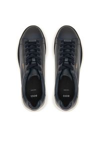 BOSS Sneakersy Bulton 50568773 Granatowy. Kolor: niebieski. Materiał: skóra #4