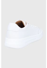 BOSS - Boss Buty skórzane Baltimore 50461895.100 kolor biały. Nosek buta: okrągły. Zapięcie: sznurówki. Kolor: biały. Materiał: skóra #4