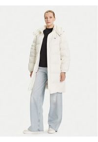Calvin Klein Jeans Kurtka puchowa Essential LV047D502G Beżowy Regular Fit. Kolor: beżowy. Materiał: syntetyk #2