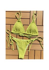 Intica - Bikini plażowe z regulowanymi ramiączkami Swaroop. Kolor: zielony. Materiał: materiał #1
