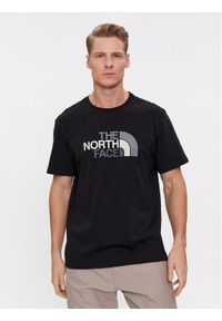 The North Face T-Shirt Easy NF0A2TX3 Czarny Regular Fit. Kolor: czarny. Materiał: bawełna