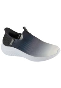 skechers - Buty sportowe Sneakersy damskie, Slip-Ins Ultra Flex 3.0 - Beauty Blend. Kolor: czarny. Sport: turystyka piesza
