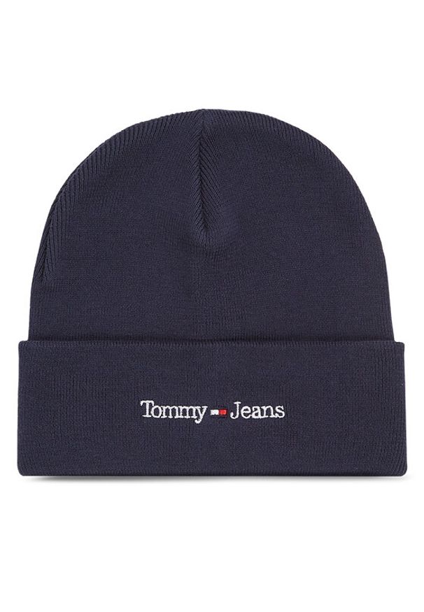 Tommy Jeans Czapka AM0AM11340 Granatowy. Kolor: niebieski. Materiał: materiał