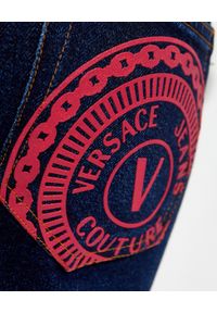 Versace Jeans Couture - VERSACE JEANS COUTURE - Niebieskie jeansy Skinny. Kolor: niebieski #2
