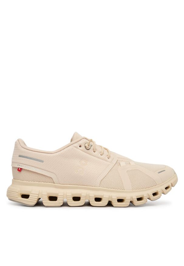 On Sneakersy Cloud 6 3WF10064653 Beżowy. Kolor: beżowy. Materiał: materiał