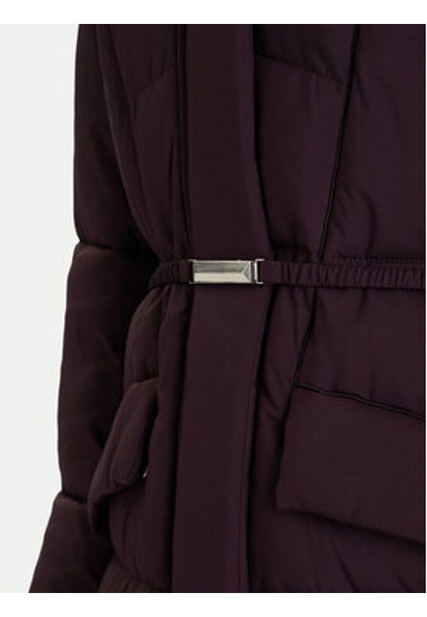 BOSS Płaszcz zimowy Pamaxi4 50546844 Fioletowy Regular Fit. Kolor: fioletowy. Materiał: syntetyk. Sezon: zima
