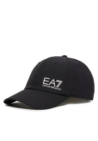 EA7 Emporio Armani Czapka z daszkiem 7X000106 AF13554 MC134 Czarny. Kolor: czarny. Materiał: poliamid, materiał