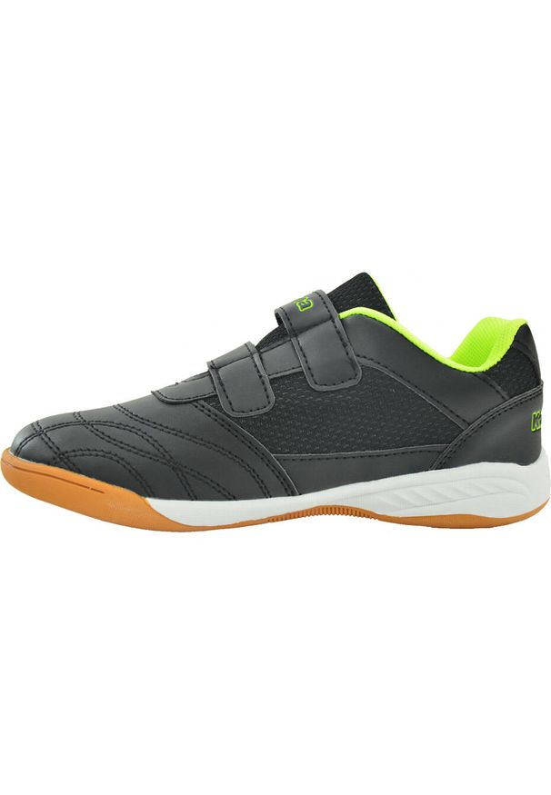 Buty halowe dla dzieci Kappa Kickoff K. Kolor: czarny. Materiał: materiał, syntetyk, tkanina. Sport: turystyka piesza