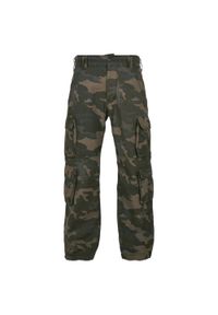 BUILD YOUR BRAND - Spodnie Męskie Camo Pure Vintage. Kolor: zielony, wielokolorowy, brązowy