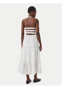 Iconique Sukienka letnia Sirya IC26-007 Biały Regular Fit. Kolor: biały. Materiał: bawełna. Sezon: lato #3