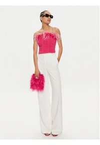 Patrizia Pepe Bluzka 8M1651 J116-M513 Różowy Slim Fit. Kolor: różowy. Materiał: syntetyk #4