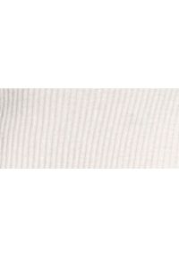 TOP SECRET - Damski sweter z golfem. Typ kołnierza: golf. Kolor: biały. Materiał: tkanina, prążkowany. Długość rękawa: długi rękaw. Długość: długie. Sezon: zima. Styl: elegancki #2