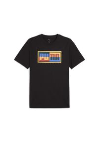 Puma - Męska koszulka Graphics PUMA Box PUMA Black. Kolor: czarny. Materiał: guma. Wzór: nadruk. Sport: fitness #1