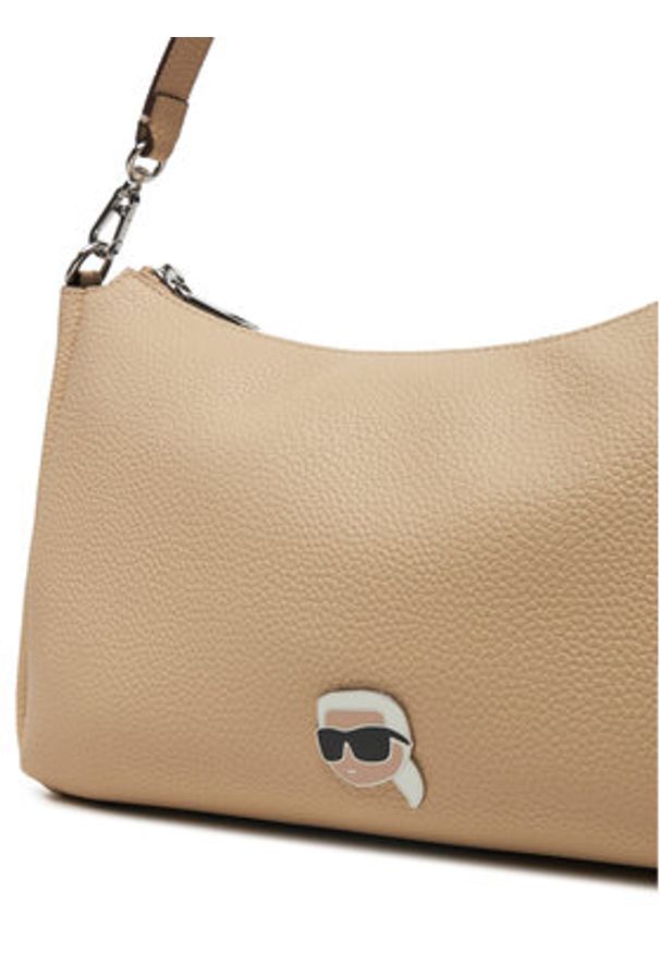 Karl Lagerfeld - KARL LAGERFELD Torebka A1W30493 Beżowy. Kolor: beżowy. Materiał: skórzane