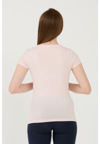 EA7 Emporio Armani - EA7 Różowy damski t-shirt, Rozmiar XS. Kolor: różowy #3