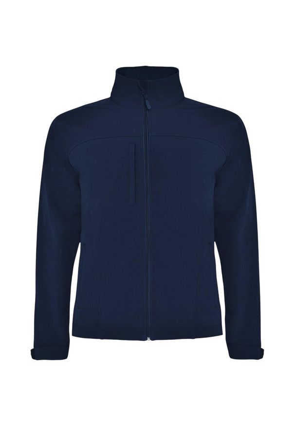 ROLY - Męska Kurtka Soft Shell Rudolph. Kolor: niebieski. Sport: turystyka piesza