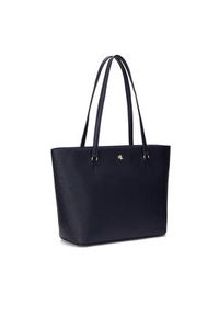 Lauren Ralph Lauren - LAUREN RALPH LAUREN Torebka 431924351007 Granatowy. Kolor: niebieski. Materiał: skórzane #4