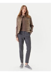 TOMMY HILFIGER - Tommy Hilfiger Bezrękawnik WW0WW45499 Brązowy Regular Fit. Kolor: brązowy. Materiał: syntetyk. Długość rękawa: bez rękawów #5