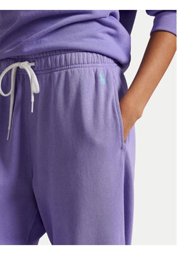 Polo Ralph Lauren Spodnie dresowe 211971694006 Fioletowy Tapered Fit. Kolor: fioletowy. Materiał: bawełna