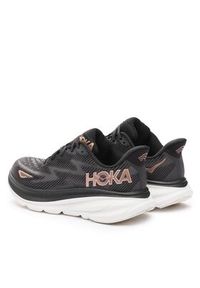 HOKA - Hoka Buty do biegania Clifton 9 1127896 Czarny. Kolor: czarny. Materiał: materiał